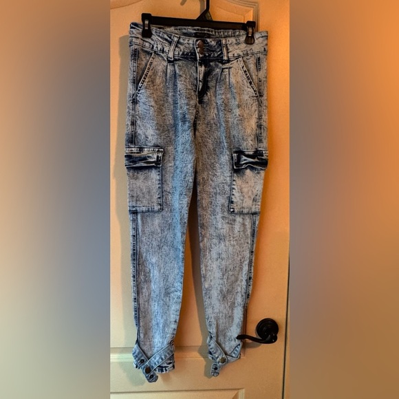 Spald laral  Denim Cargo jeans - Picture 1 of 13